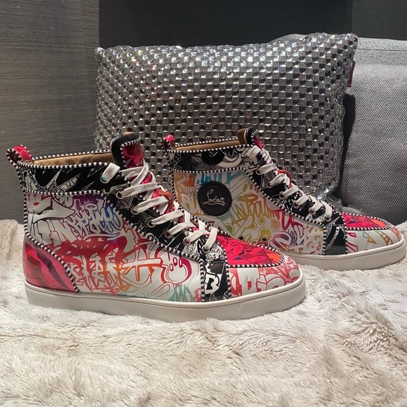 Christian Louboutin Other - Christian Louboutin Multicolor Graffiti Sneakers